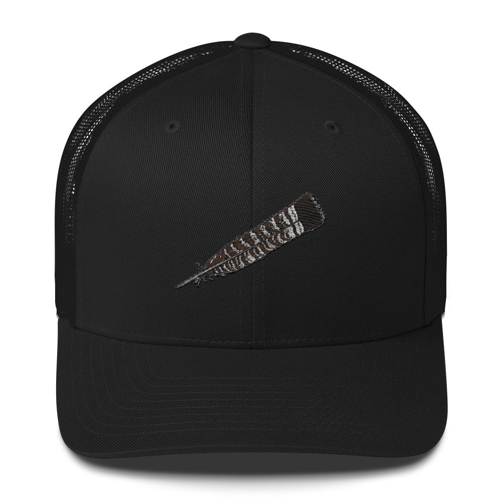 Grouse Feather Trucker Cap